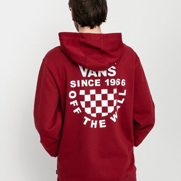 Vans Men's Have A Good HD Hoodie - Burgundy - Picture 1 of 10